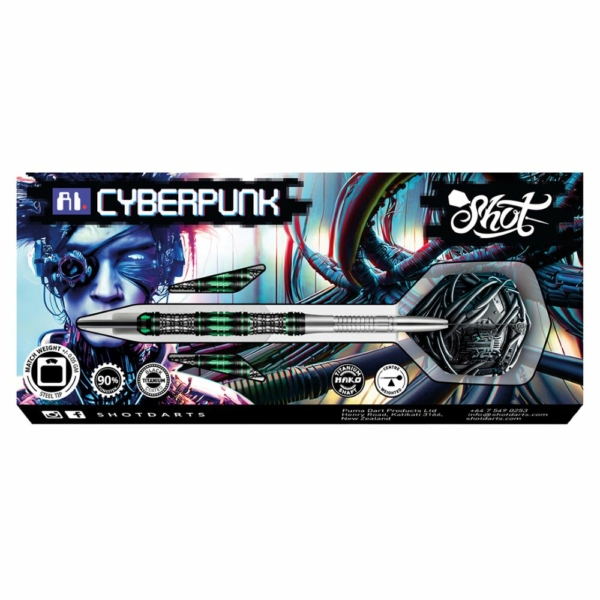 Shot Ai Serie Cyberpunk neue Steeldarts