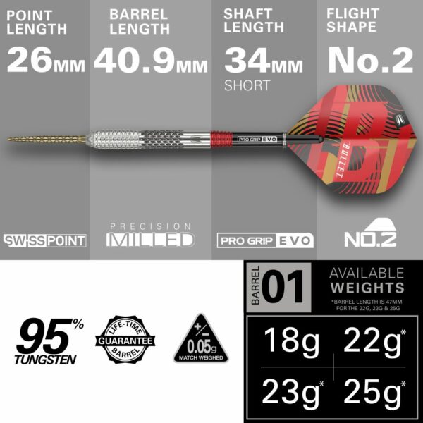 Target Stephen Bunting Gen 5 SteelDarts – Bild 5